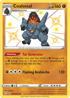 Coalossal card in English