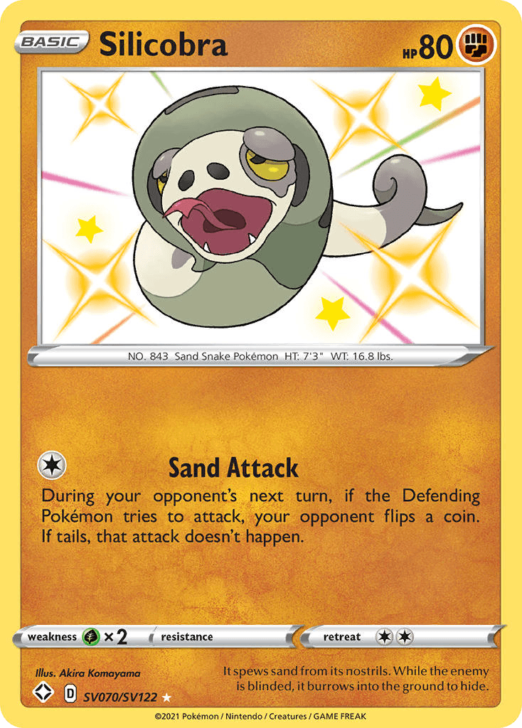 Silicobra card in English
