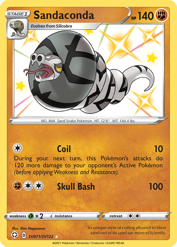 Sandaconda card in English