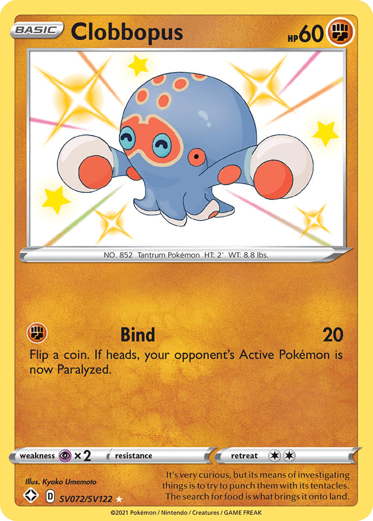 Clobbopus card in English