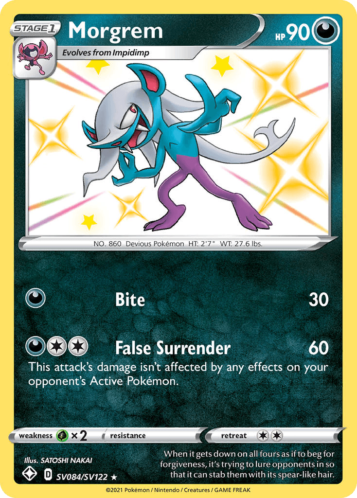 Morgrem card in English