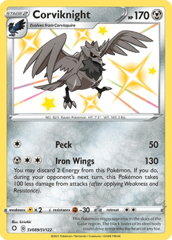 Corviknight card in English