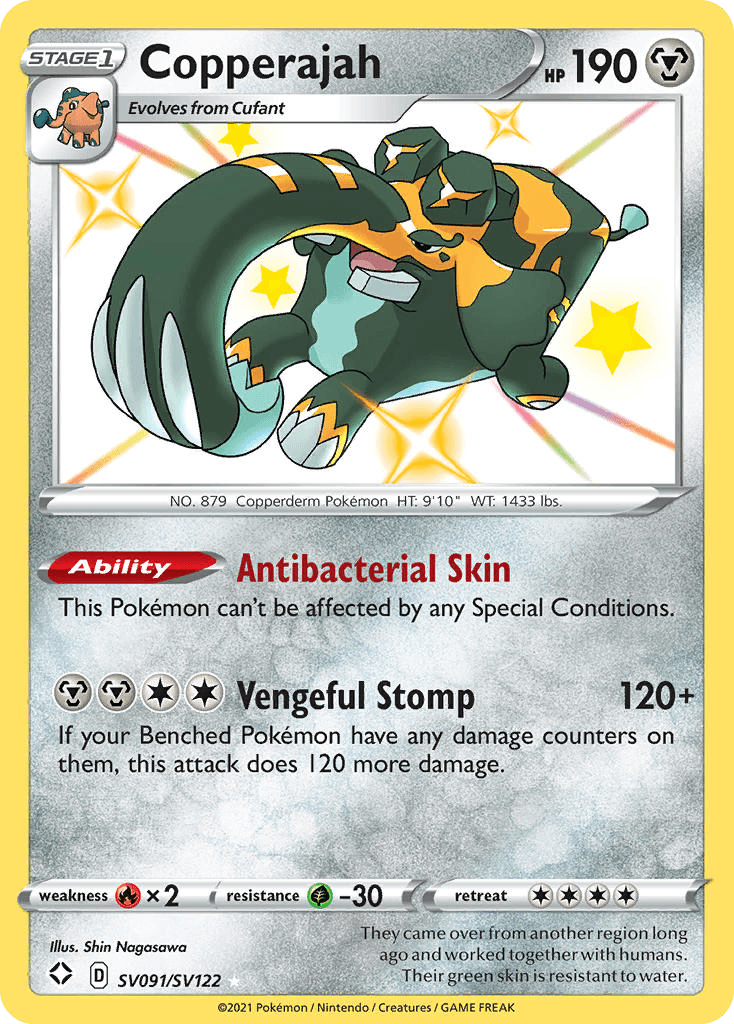 Copperajah card in English
