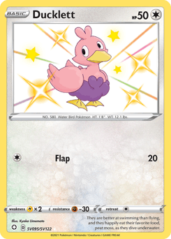 Ducklett card in English