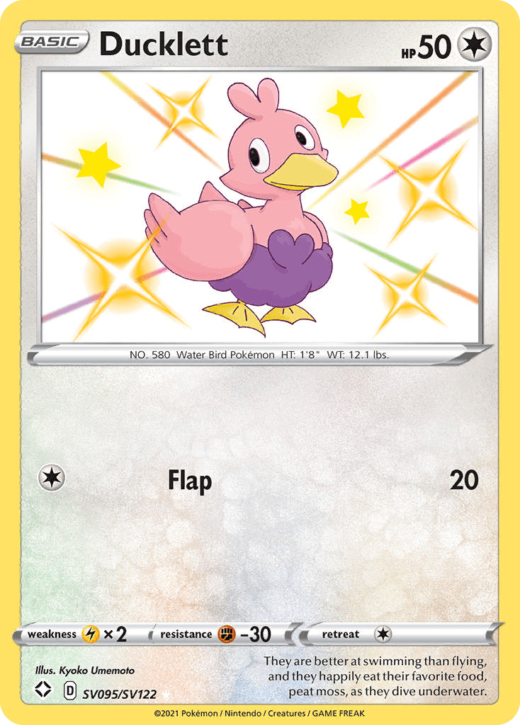 Ducklett card in English