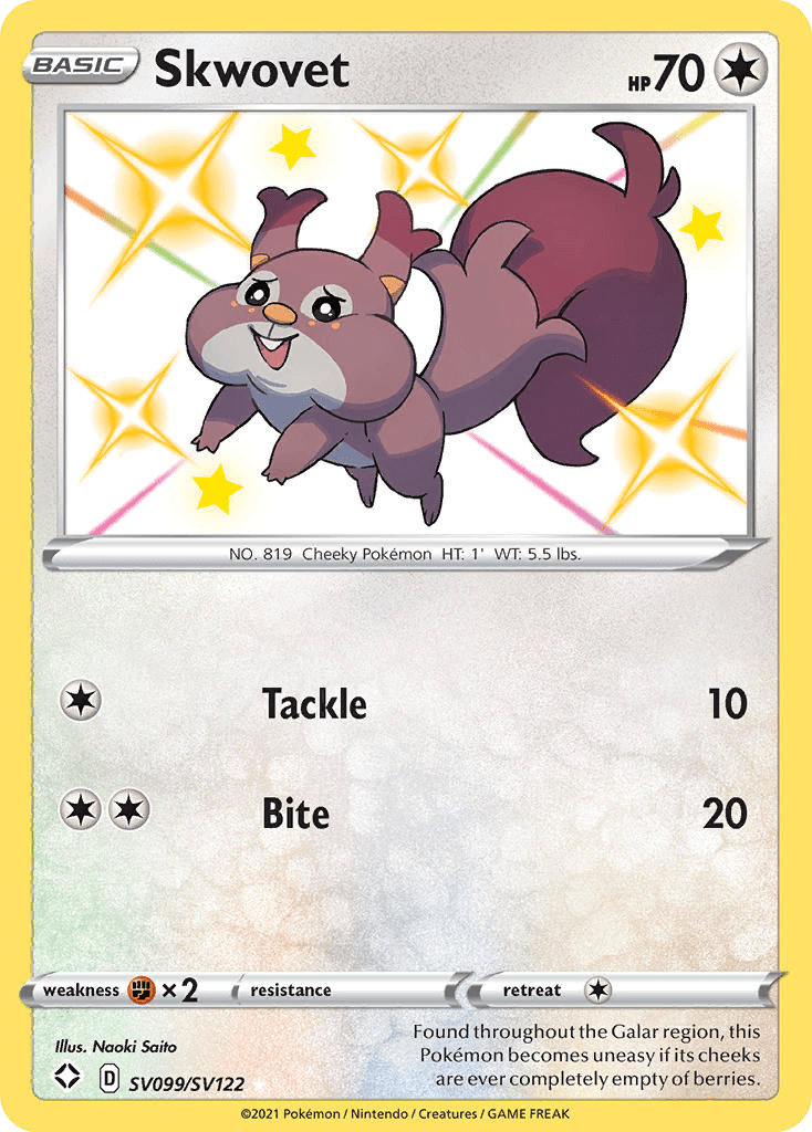 Skwovet card in English
