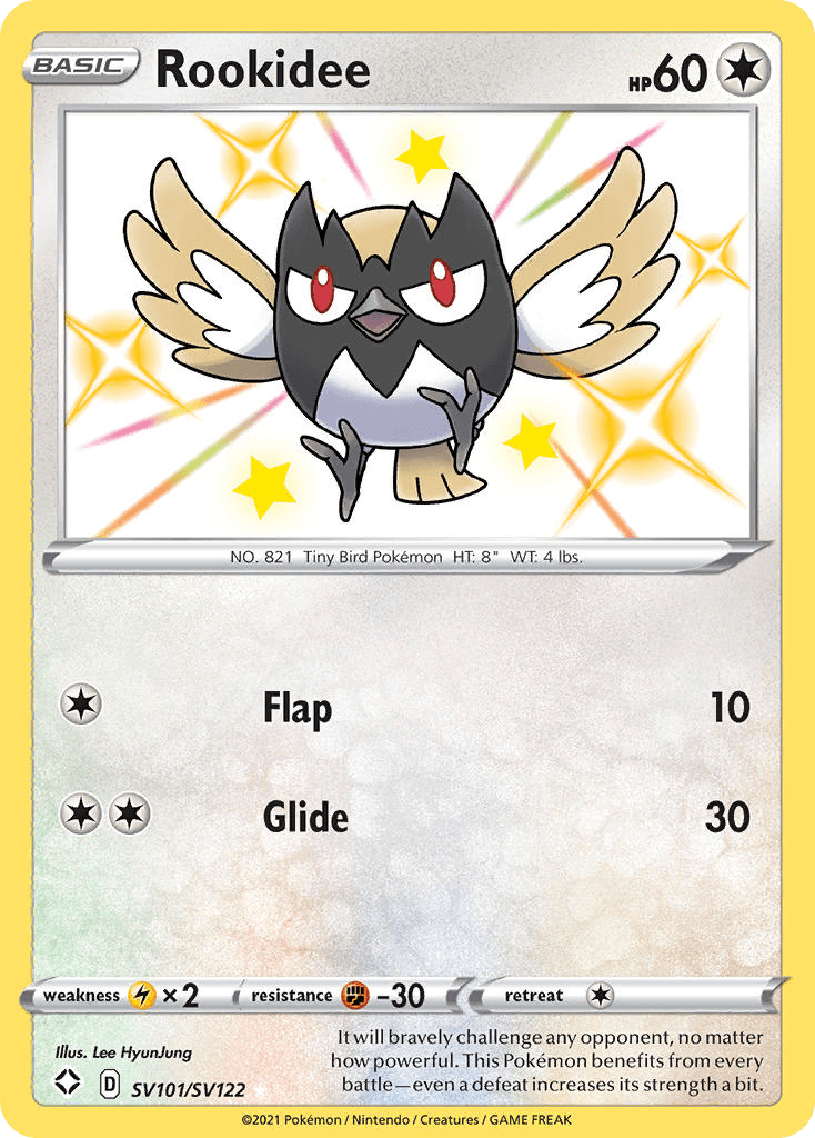 Rookidee card in English