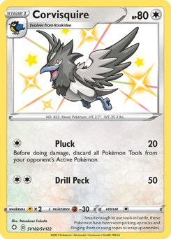 Corvisquire card in English