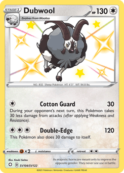 Dubwool card in English
