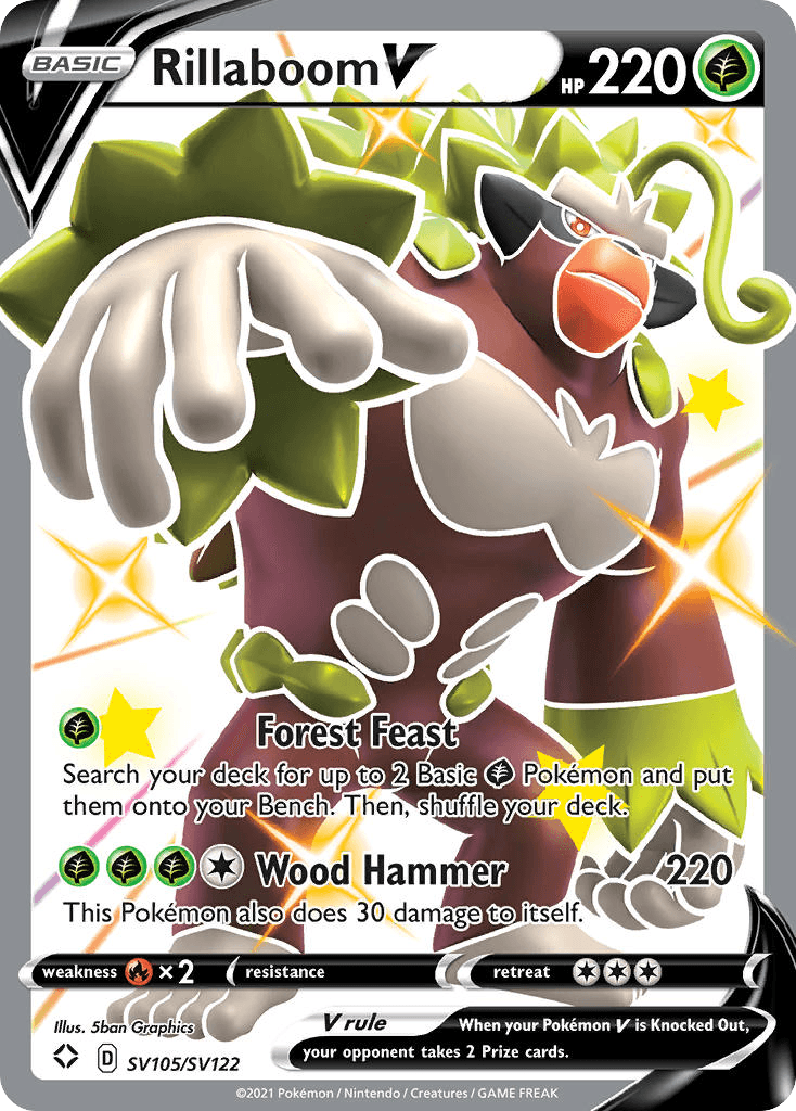 Rillaboom V card in English