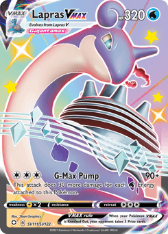 Lapras VMAX card in English