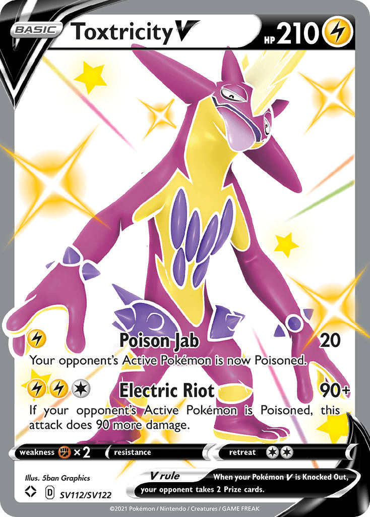 Toxtricity V card in English