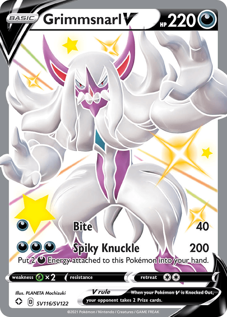 Grimmsnarl V card in English