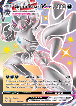 Grimmsnarl VMAX card in English