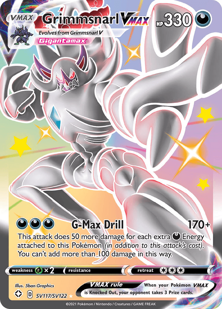 Grimmsnarl VMAX card in English