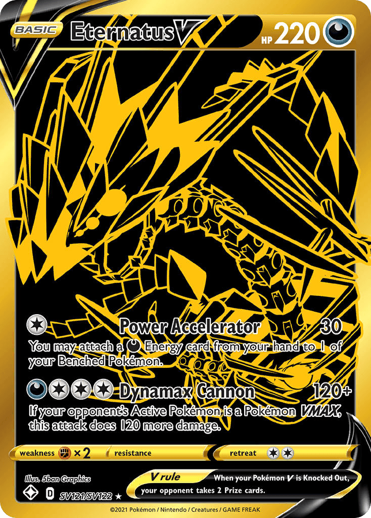 Eternatus V card in English