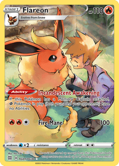 Flareon card in English