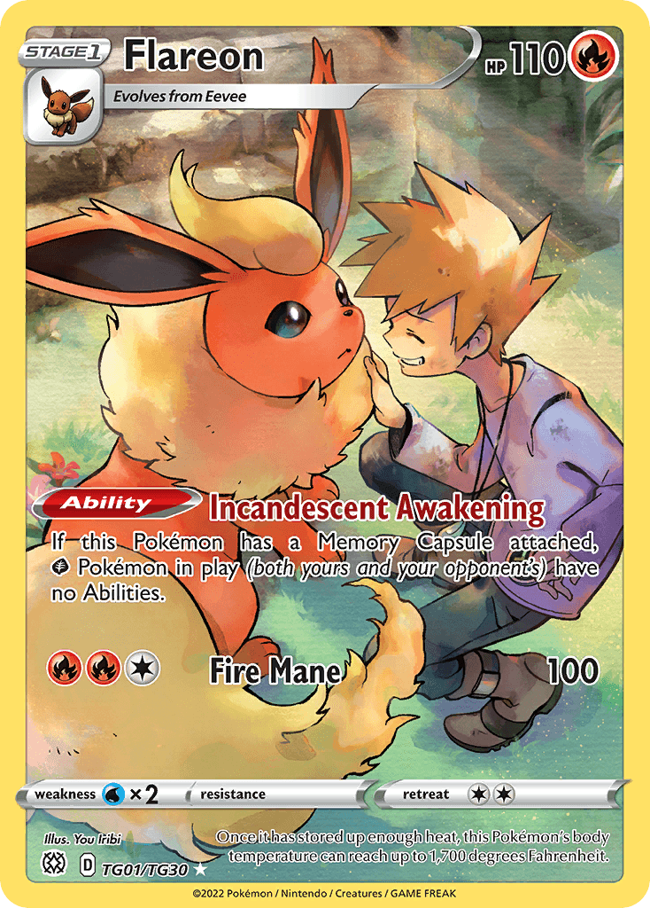 Flareon card in English