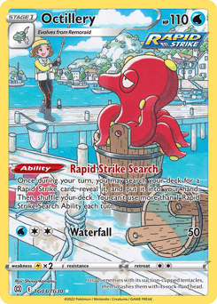 Octillery card in English