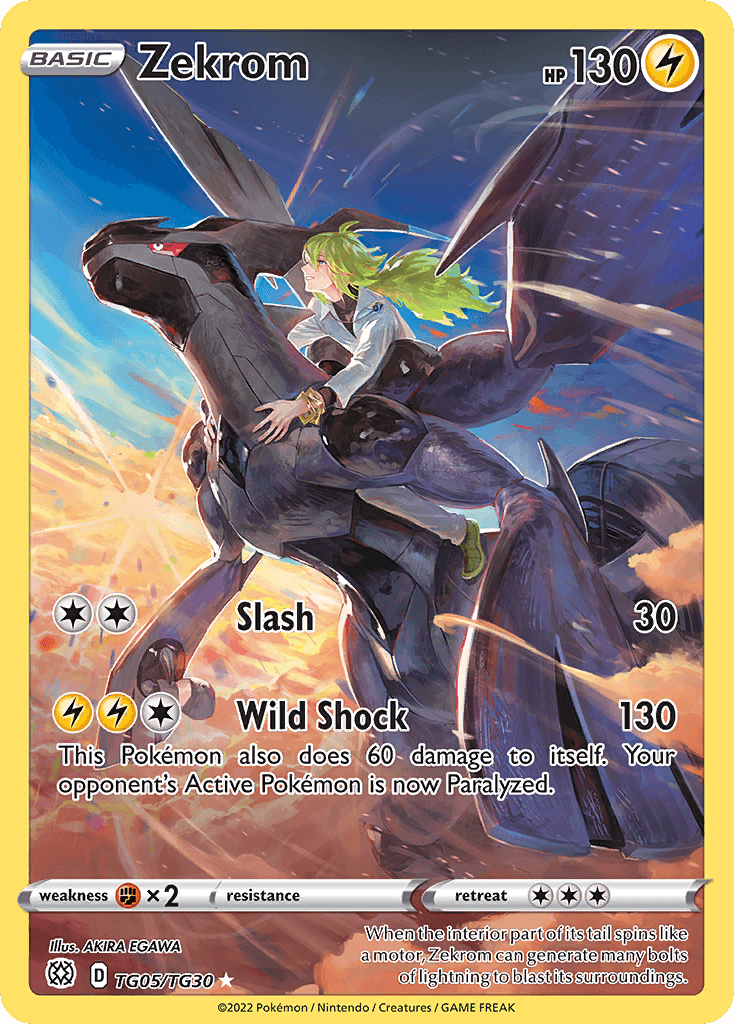 Zekrom card in English