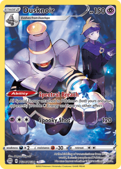 Dusknoir card in English