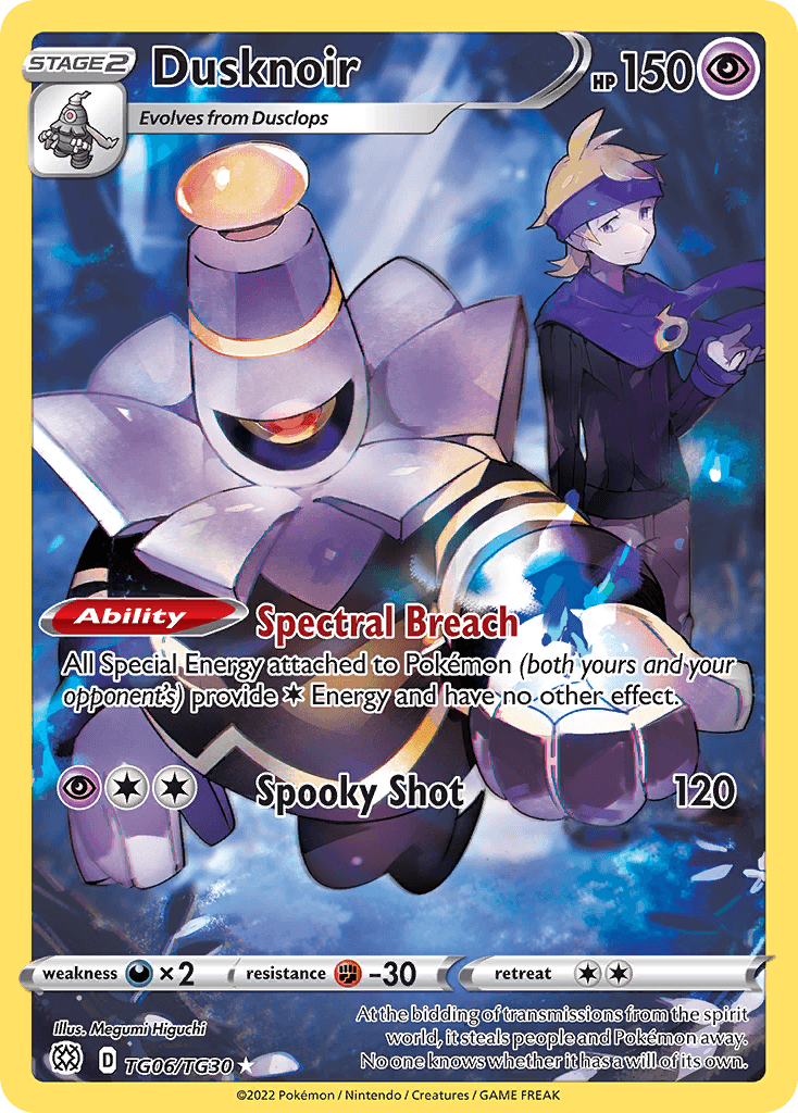 Dusknoir card in English