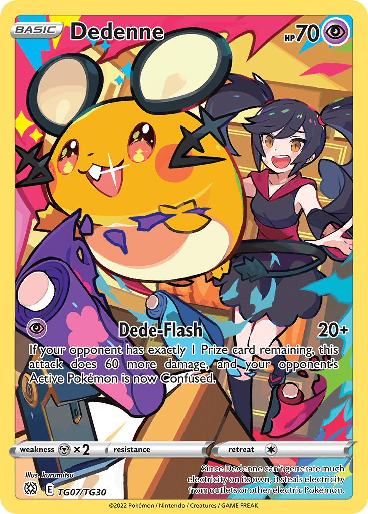 Dedenne card in English