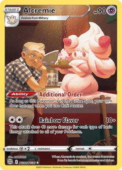 Alcremie card in English