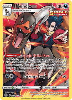 Houndoom card in English