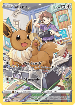 Eevee card in English