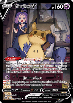 Mimikyu V card in English