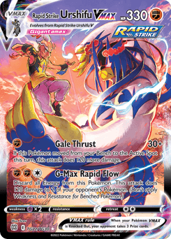 Rapid Strike Urshifu VMAX card in English