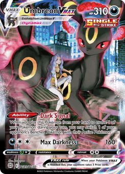 Umbreon VMAX card in English