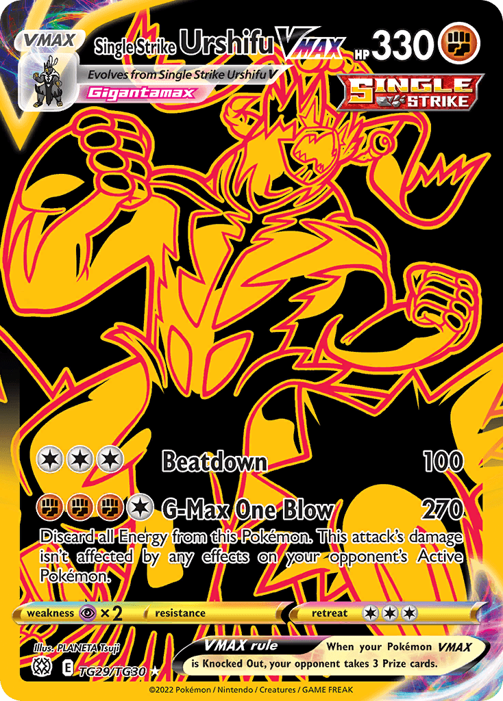 Single Strike Urshifu VMAX card in English