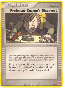 Professor Cozmo's Discovery card in English