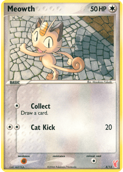 Meowth card in English