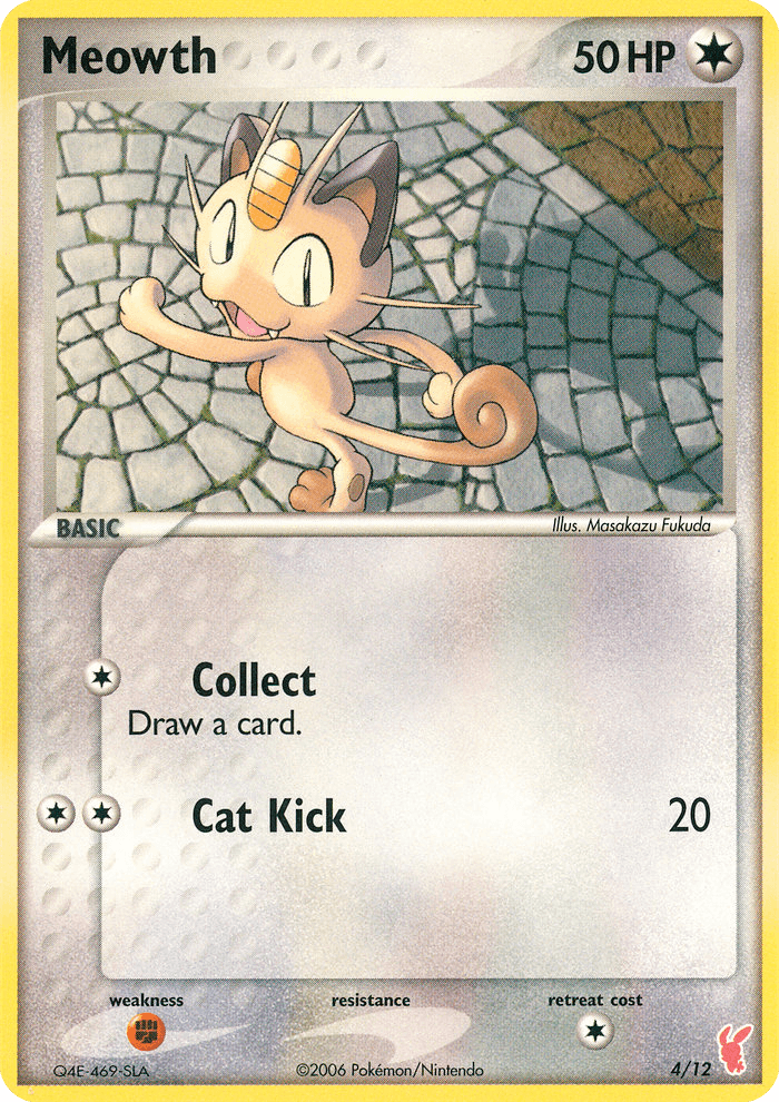 Meowth card in English