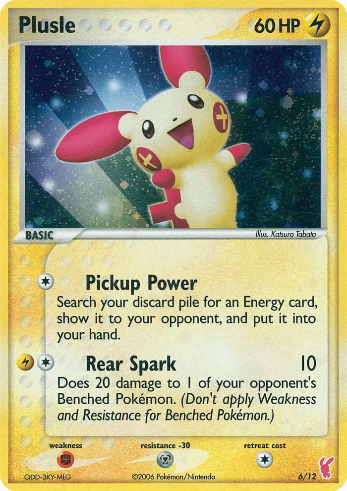 Plusle card in English