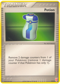 Potion card in English