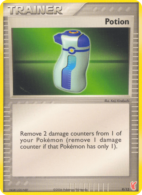 Potion card in English