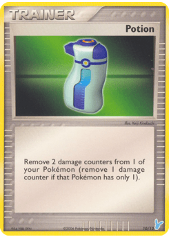 Potion card in English
