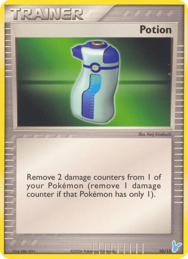 Potion card in English