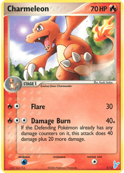 Charmeleon card in English
