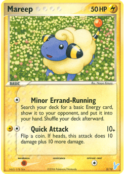 Mareep card in English