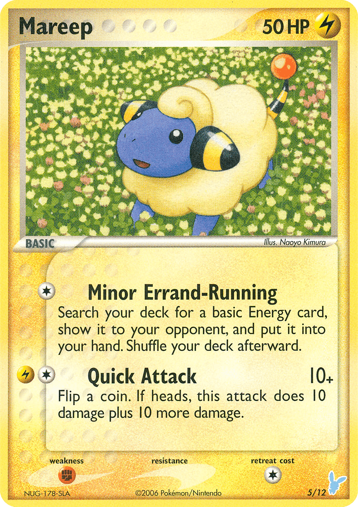 Mareep card in English