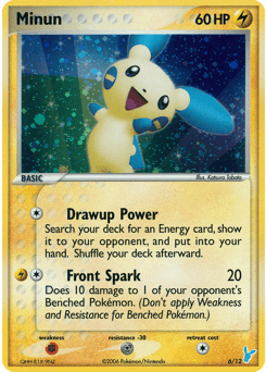 Minun card in English