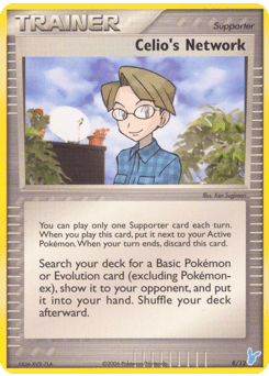 Celio's Network card in English