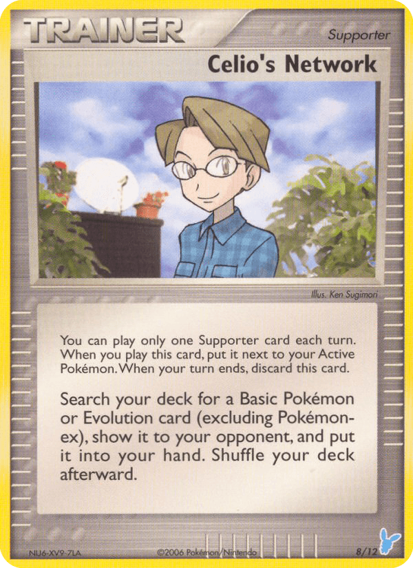 Celio's Network card in English