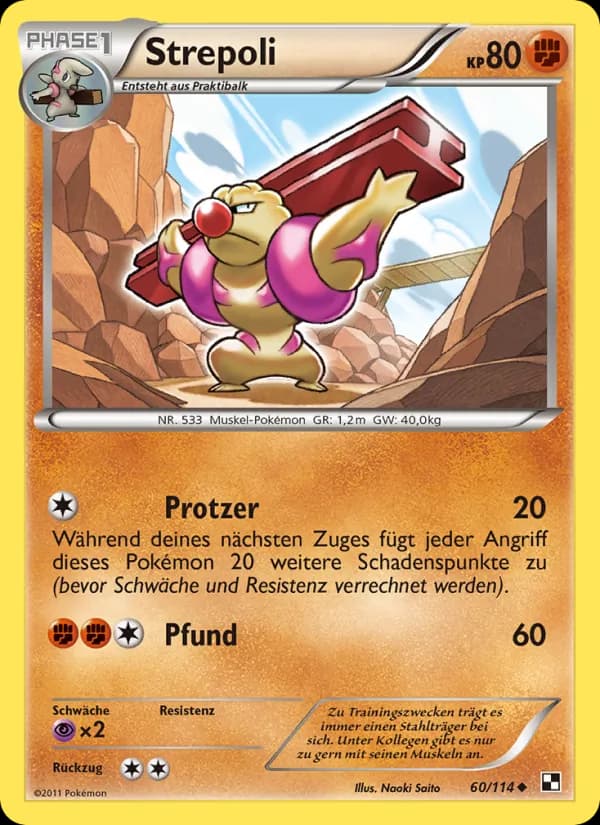 Strepoli card in German