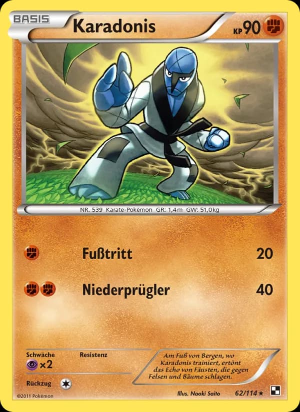 Karadonis card in German